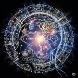 Image generated by Ai - Artistic representation of a multi-layered mental construct